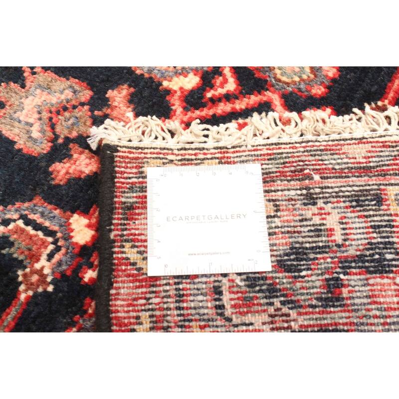 ECARPETGALLERY Hand-knotted Andelz Dark Navy Wool Rug - 2'9 x 9'0