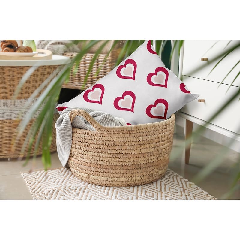 Burnin' Love Valentines Day Decorative Throw Pillow
