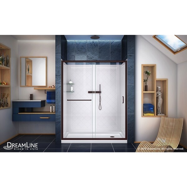 DreamLine Infinity-Z 30 in. D x 60 in. W x 76 3/4 in. H