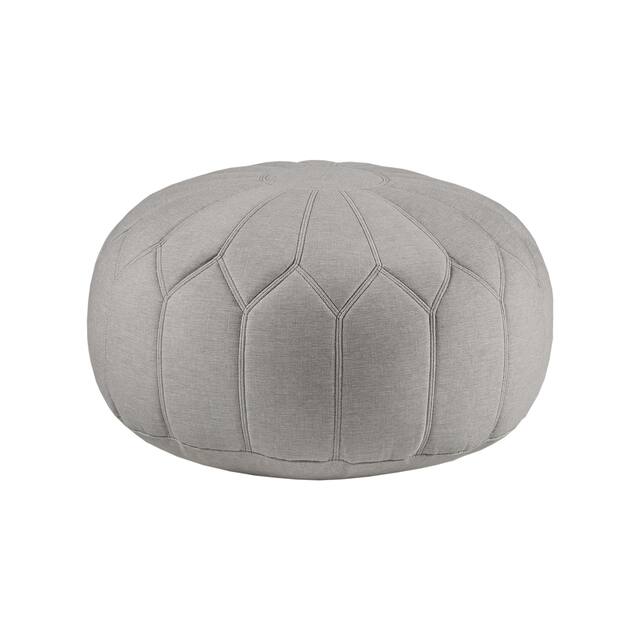 Madison Park Taylor Round Pouf Ottoman