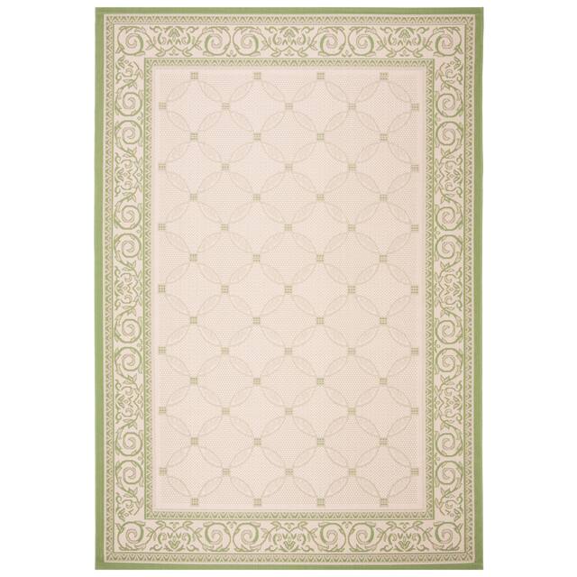 SAFAVIEH Courtyard Laurene Waterproof Patio Backyard Rug