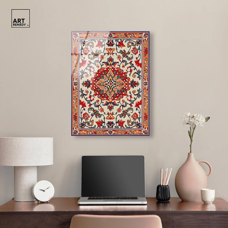 Morrocan Garden II Acrylic by Art Remedy, Ready to Hang