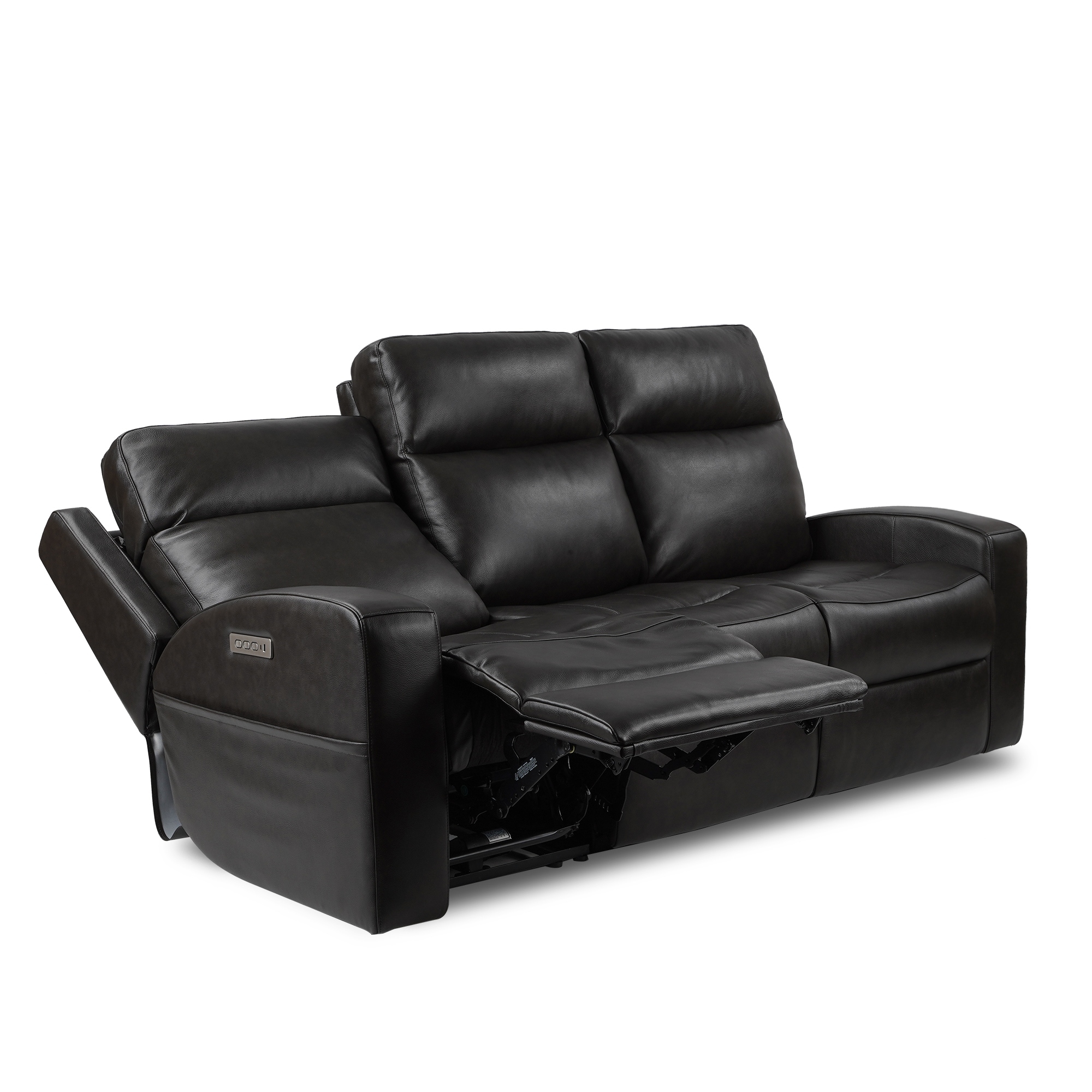Reclining sofa with shop lumbar support