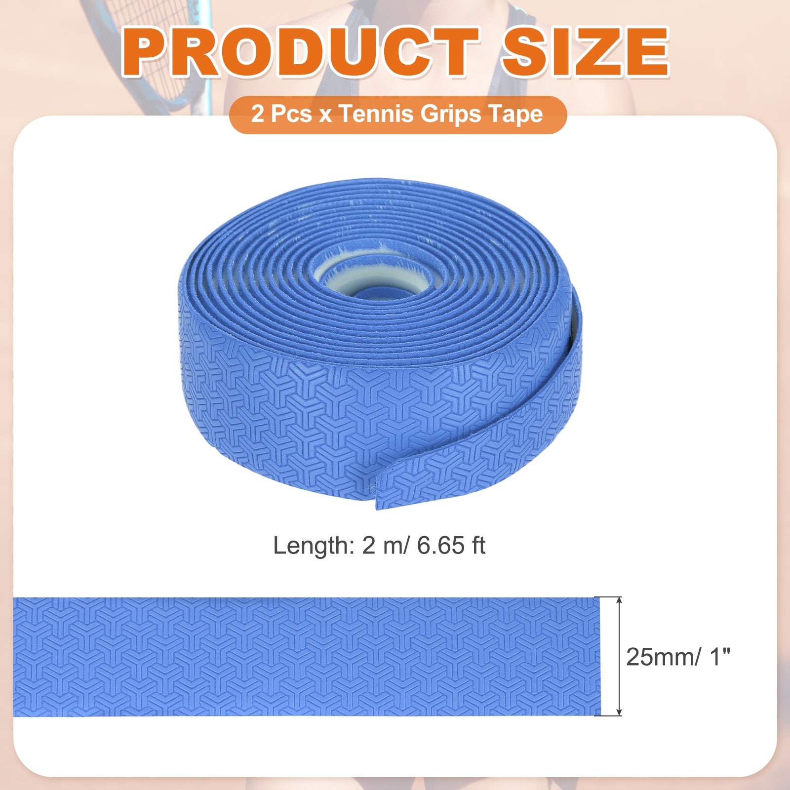 Tennis Racket Grip Tape, Anti-slip Tennis Overgrip Stretchy