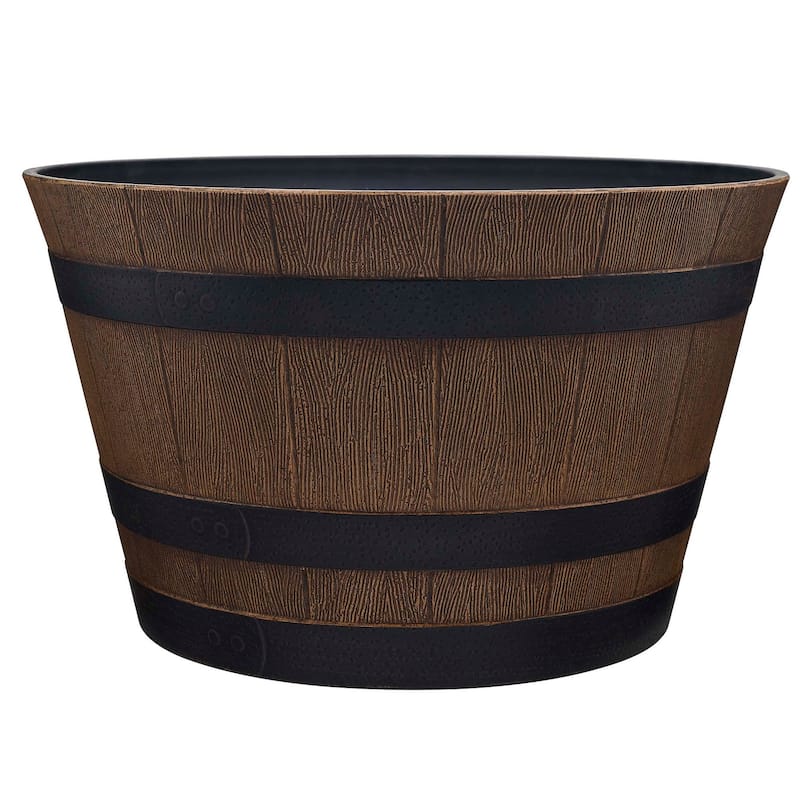 Southern Patio Whiskey Barrel Planter