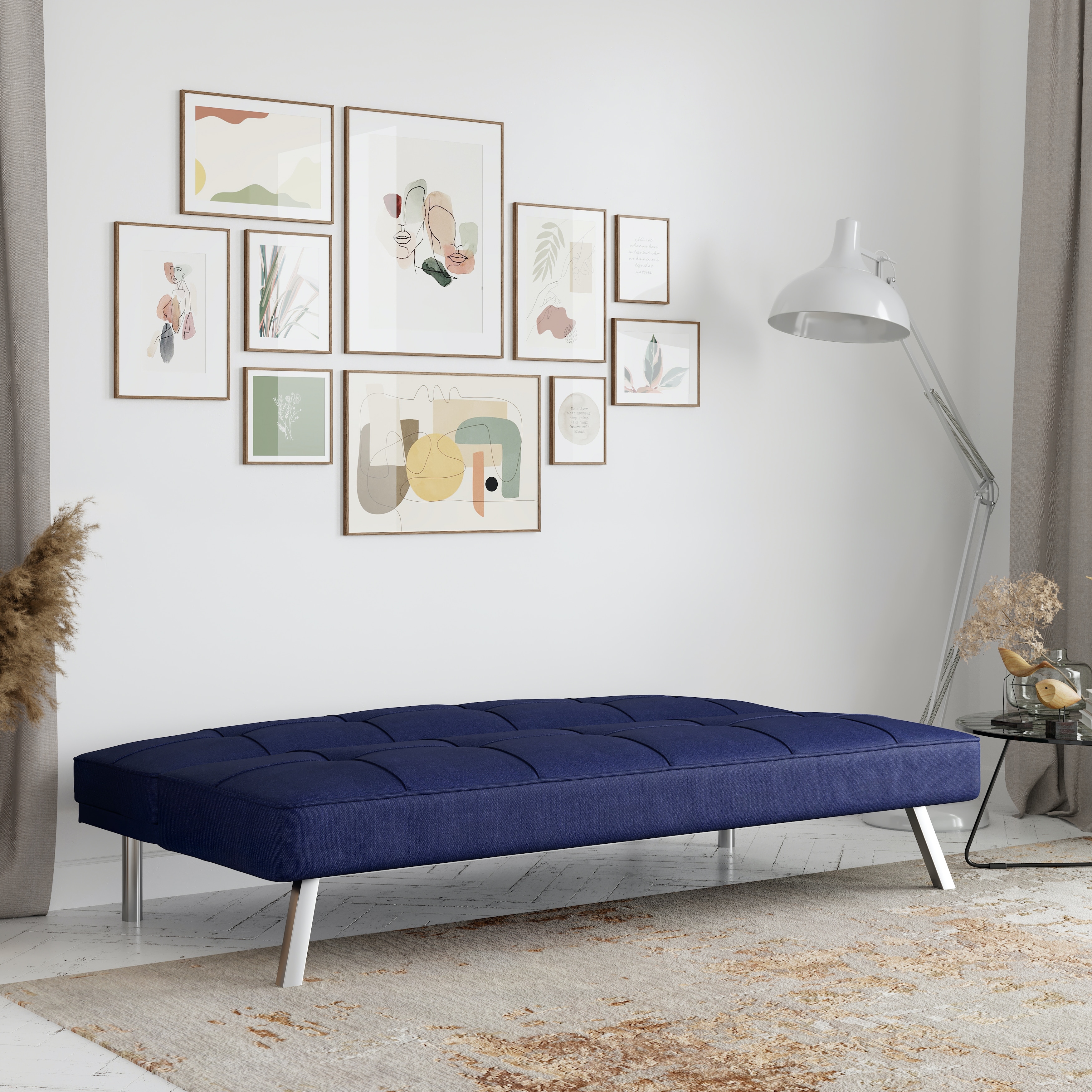 Serta charlie deals convertible sofa charcoal