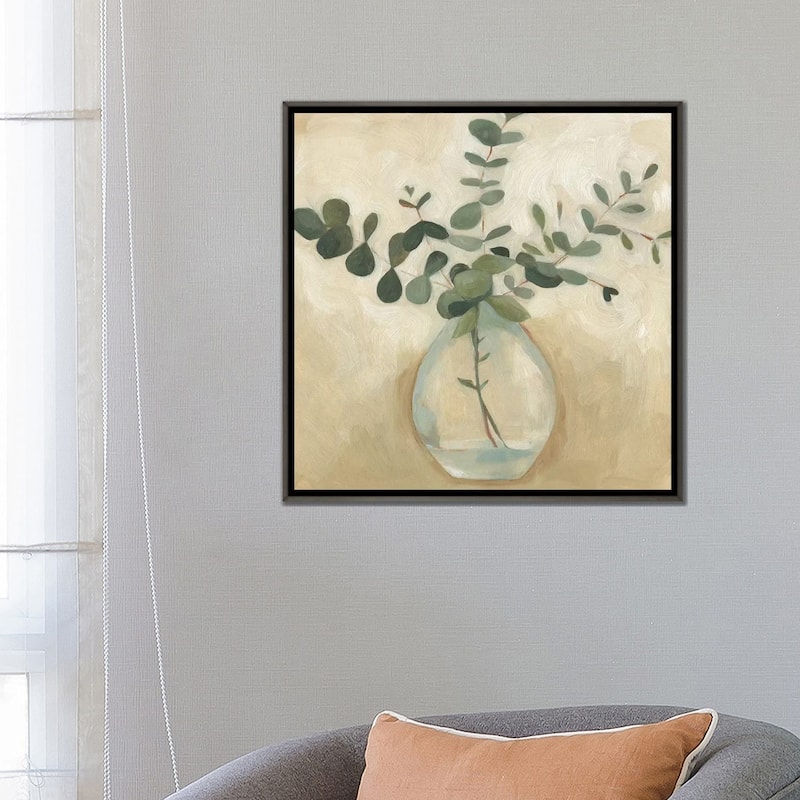 iCanvas "Greenery Still Life III" by Emma Scarvey Framed