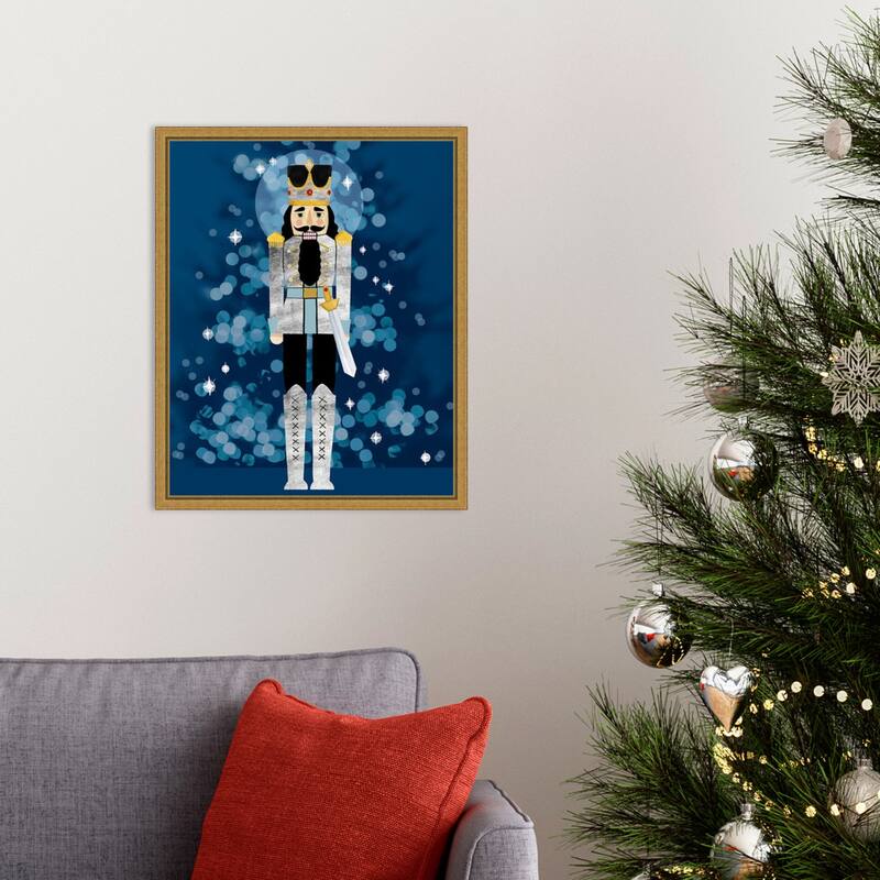 Disco Nutcracker I by Grace Popp Framed Canvas Wall Art Print