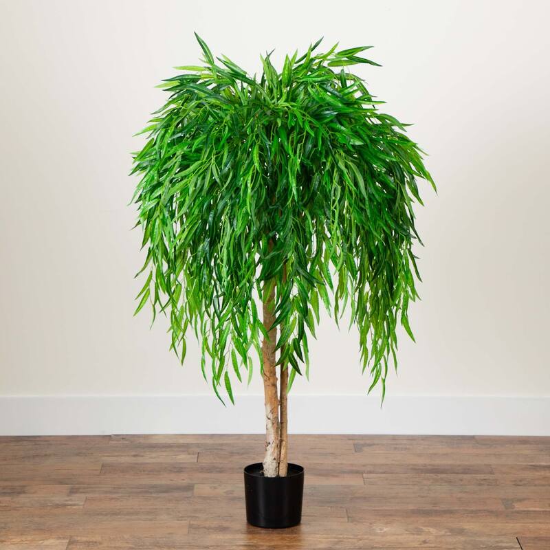 Willow Artificial Potted Tree - 4'
