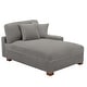 preview thumbnail 163 of 190, Modern Modular Sectional Sofa Corduroy Chaise Lounges