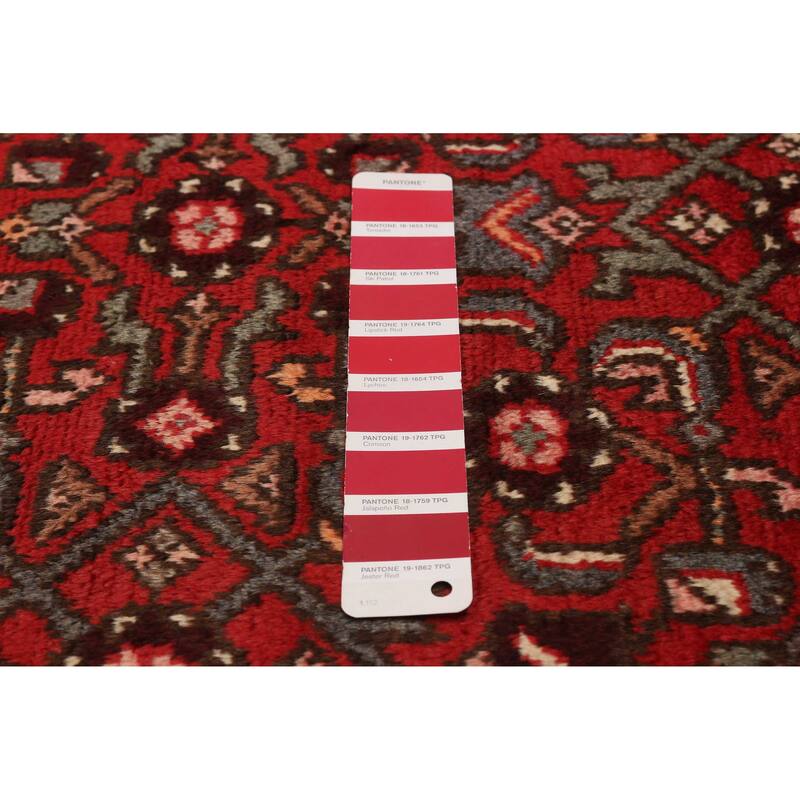 ECARPETGALLERY Hand-knotted Andelz Red Wool Rug - 2'11 x 10'4