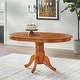 preview thumbnail 2 of 8, Simple Living Solid Wood Farmhouse Table Oak