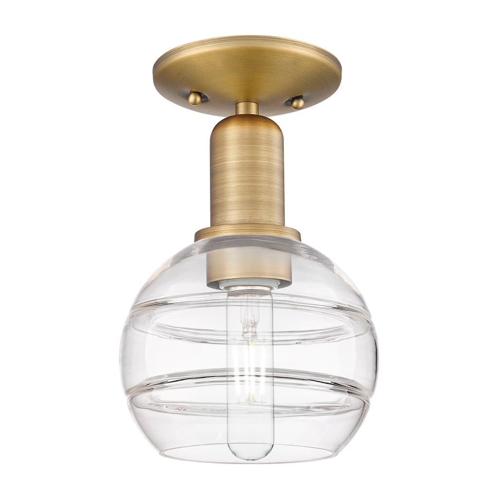 Innovations Lighting Endless Possibilities Arcadia - Rochester - 1 Light 6" Semi-Flush Mount