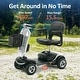 preview thumbnail 4 of 12, MCombo Power Mobility Scooter for Adults, 4 Wheel Mobility Scooter with Rotating Swivel Seat,15 Miles, 4.97MPH