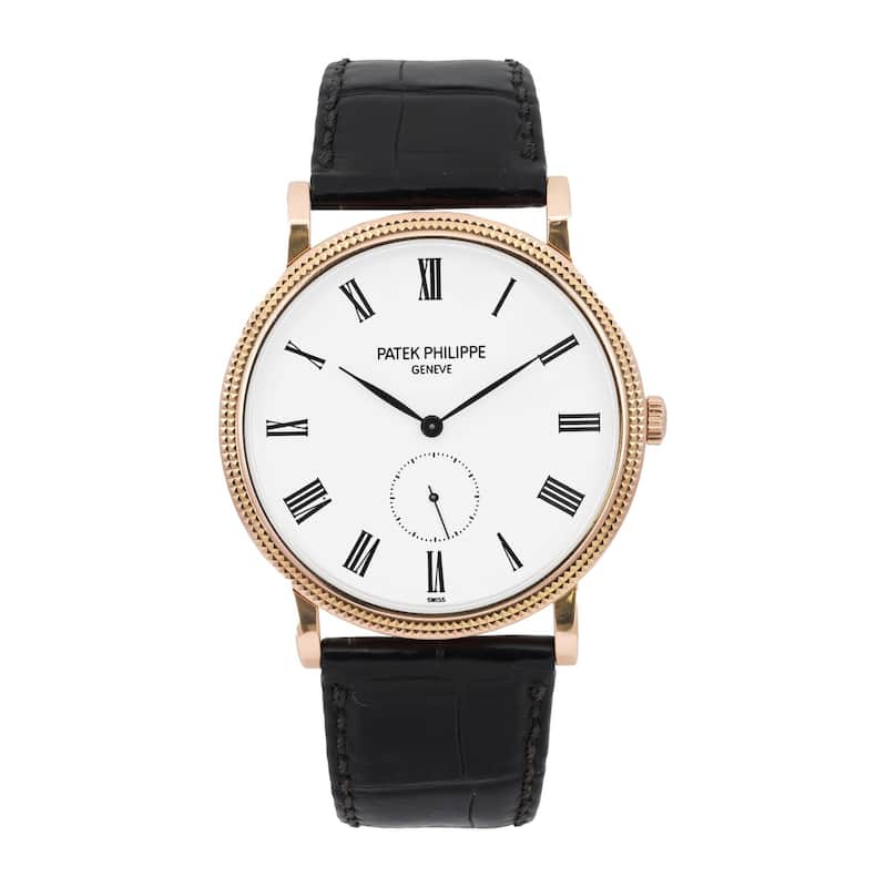 Patek Philippe Pre-Owned Calatrava 36mm Small Seconds Men's Watch - Yellow Gold