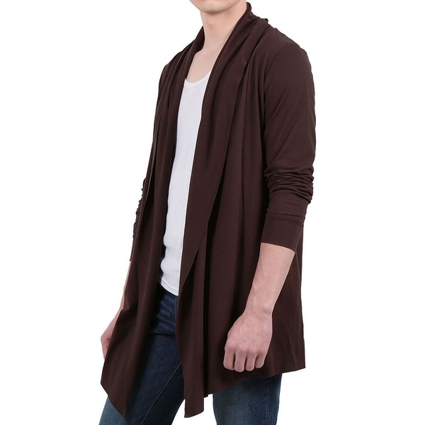 mens wrap cardigan