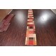 preview thumbnail 15 of 17, Modern Gabbeh Kashkoli Oriental Wool Runner Rug Hand-knotted Carpet - 2'7" x 20'7"