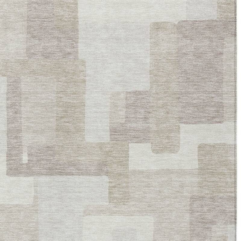 HomeRoots Abstract Transitional Rectangle Outdoor Rug