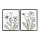 preview thumbnail 1 of 32, Stupell Modern Budding Blooms Framed Giclee Art Design By Albert Koetsier (Set of 2) 11 x 14 - Black