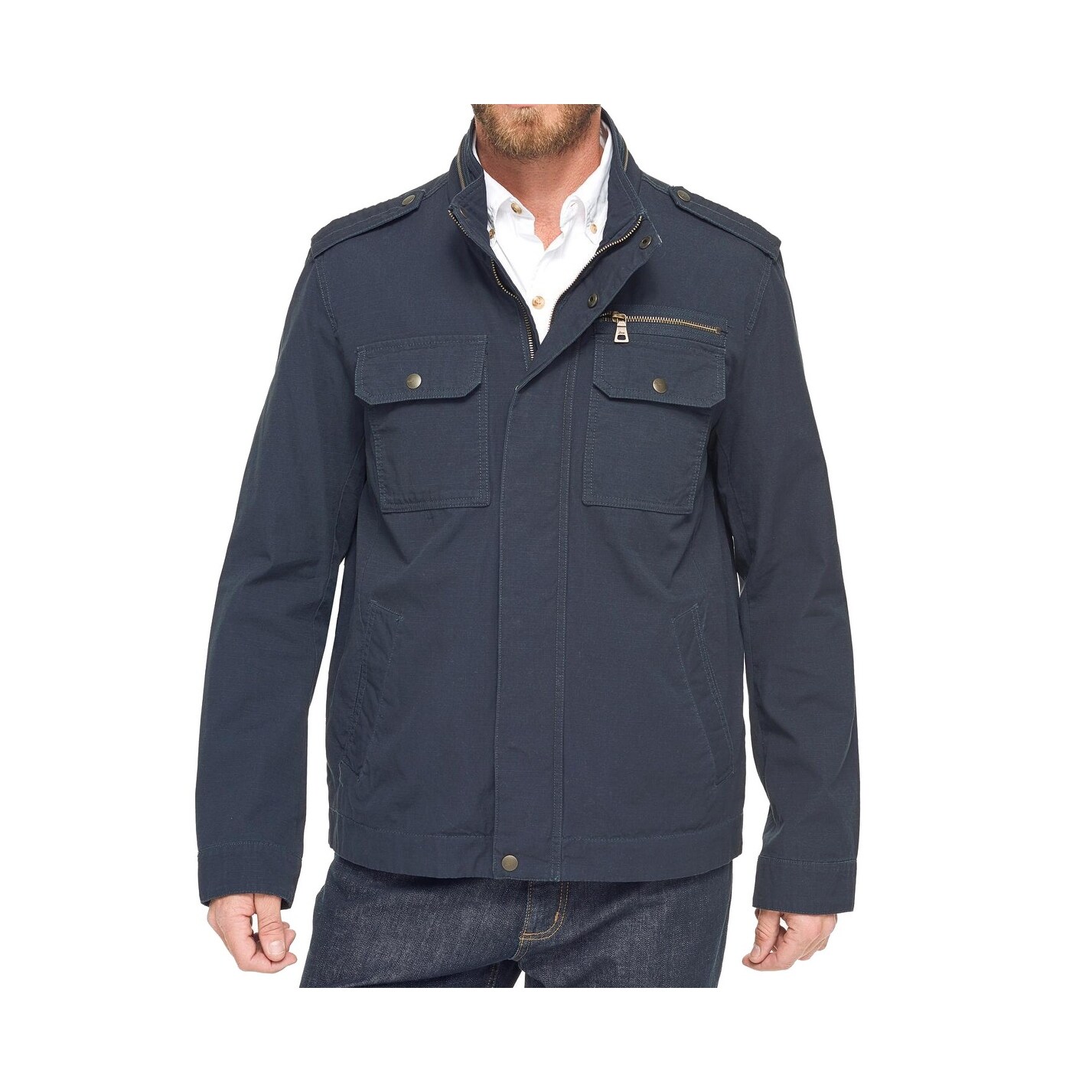 navy blue military jacket mens