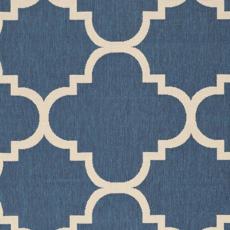 Modern Area Rug - 5x8 Green Beige Trellis - Indoor Outdoor Washable Accent Rug - 96 x 60