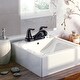 preview thumbnail 3 of 7, Double Handle Waterfall Bathroom Centerset Faucet
