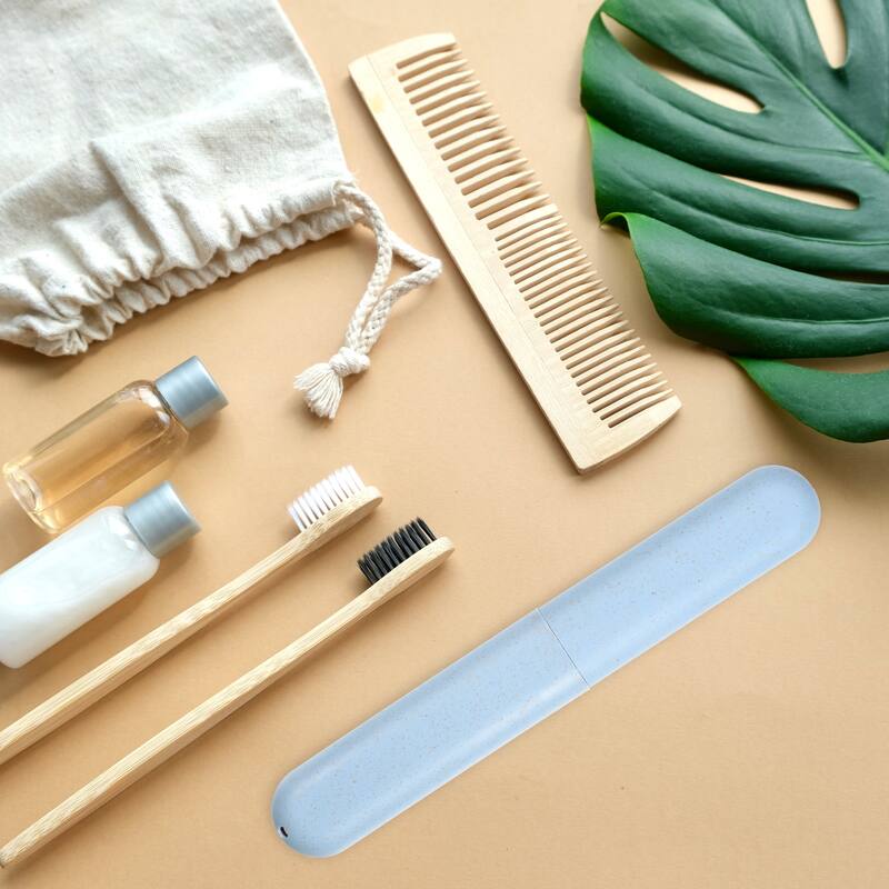 Traveling Toothbrush Holders Case for Travel 8.07"x1.22"x0.83" - Blue - 1Pcs
