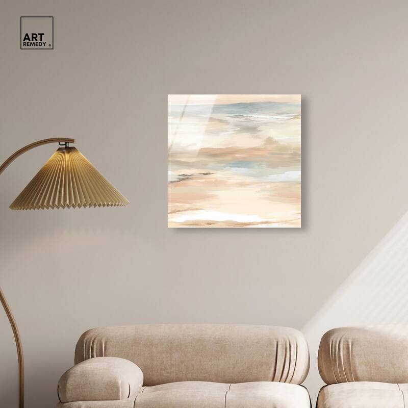 Roseate Skyfall I Acrylic by Art Remedy, Ready to Hang