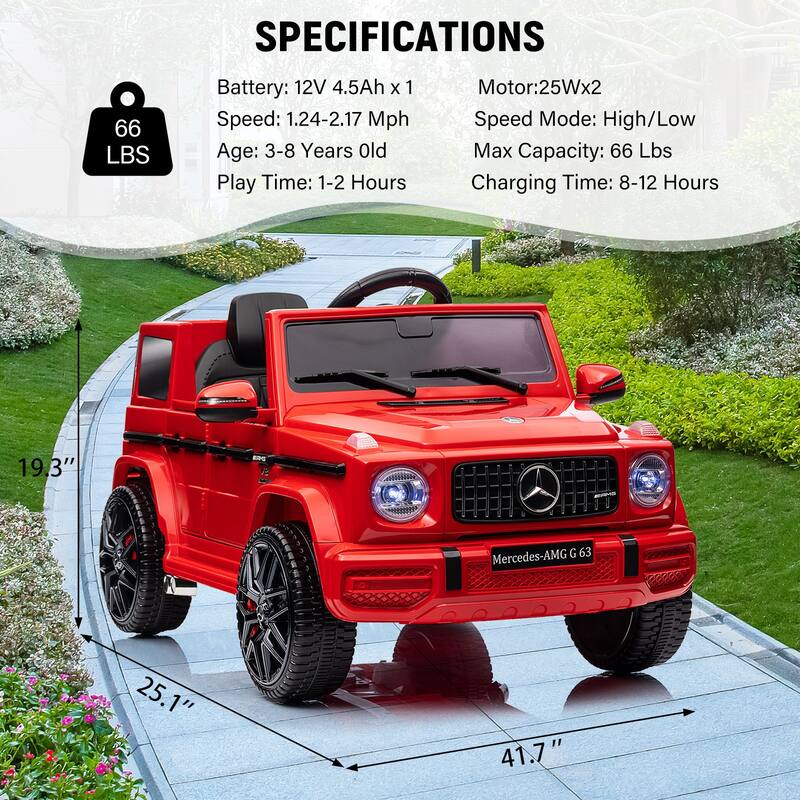 Electric Licensed Mercedes-Benz Ride on Toy Car for Kids Best Gifts