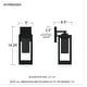 preview thumbnail 9 of 7, Westover 1-Light Earth Black Dark Sky Outdoor Wall Lantern
