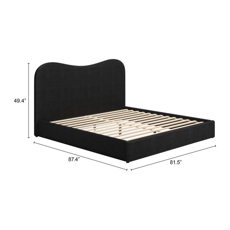 Sele King Bed Black