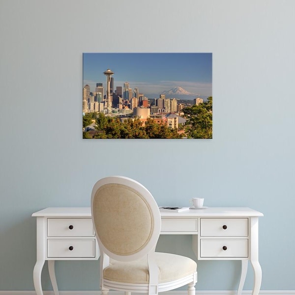 Easy Art Prints Jamie & Judy Wild's 'Seattle skyline from Kerry Park' Premium Canvas Art
