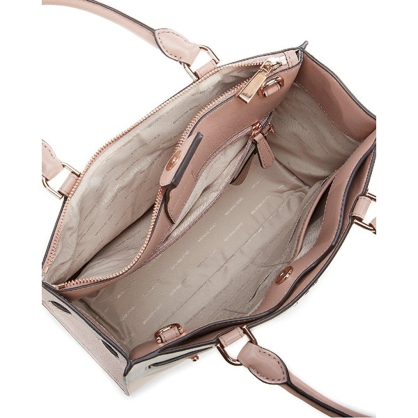 michael kors reagan medium leather satchel