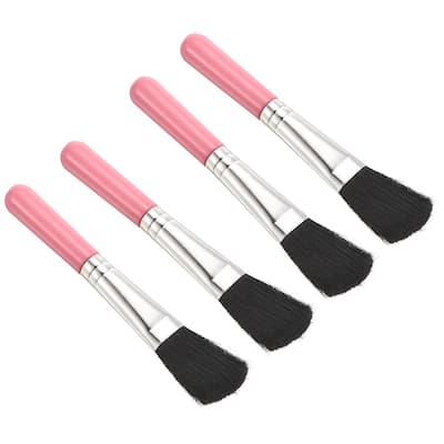 Succulent Cleaning Brush 4Pack 125mm Black Plant Brush for Garden Pink