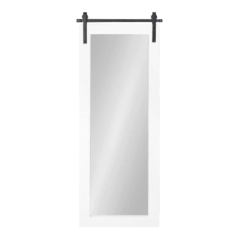 Kate and Laurel Cates Rustic Rectangular Wall Mirror