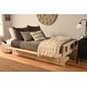 preview thumbnail 3 of 9, Somette Beli Mont Futon Set with Antique White Hardwood Frame, Rustic Pattern Cotton/Polyester Mattress, and Storage Drawers
