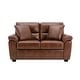 preview thumbnail 26 of 52, Morden Fort Upholstered Living Room Set chair , Loveseat,2 Pieces, Faux Leather