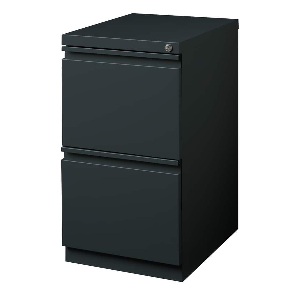 Hirsh 20-inch-deep Steel Mobile Two-drawer File Pedestal with Lock