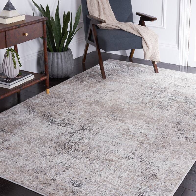 SAFAVIEH Vogue Diethilde Modern Abstract Rug - 8' x 10' - Grey/Beige