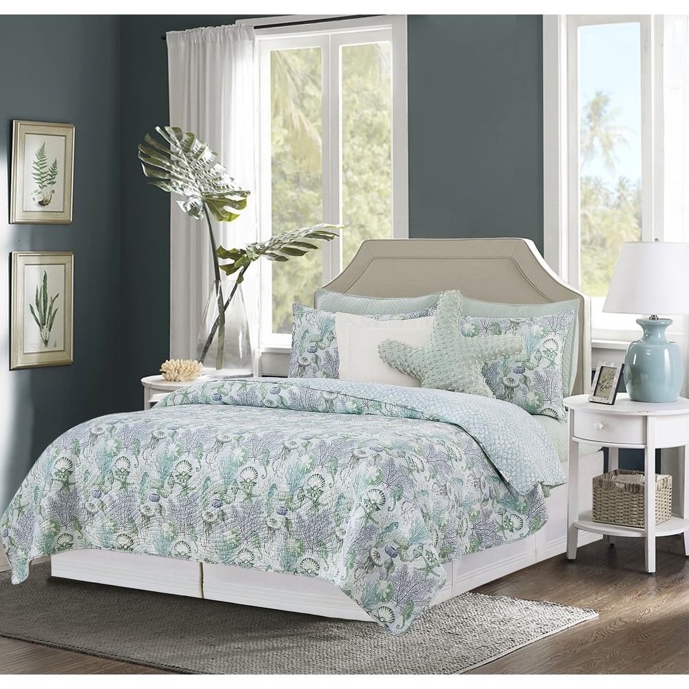 Shoreline Waters Bedding Quilt Set