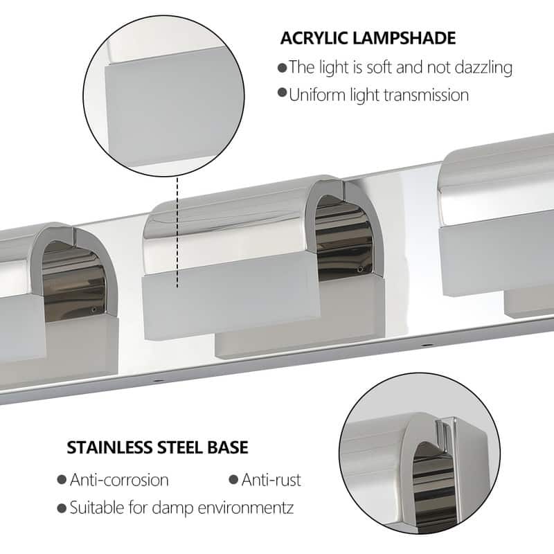 Bathroom Vanity LED Lighting - Mirror Wall Lights for Bathroom