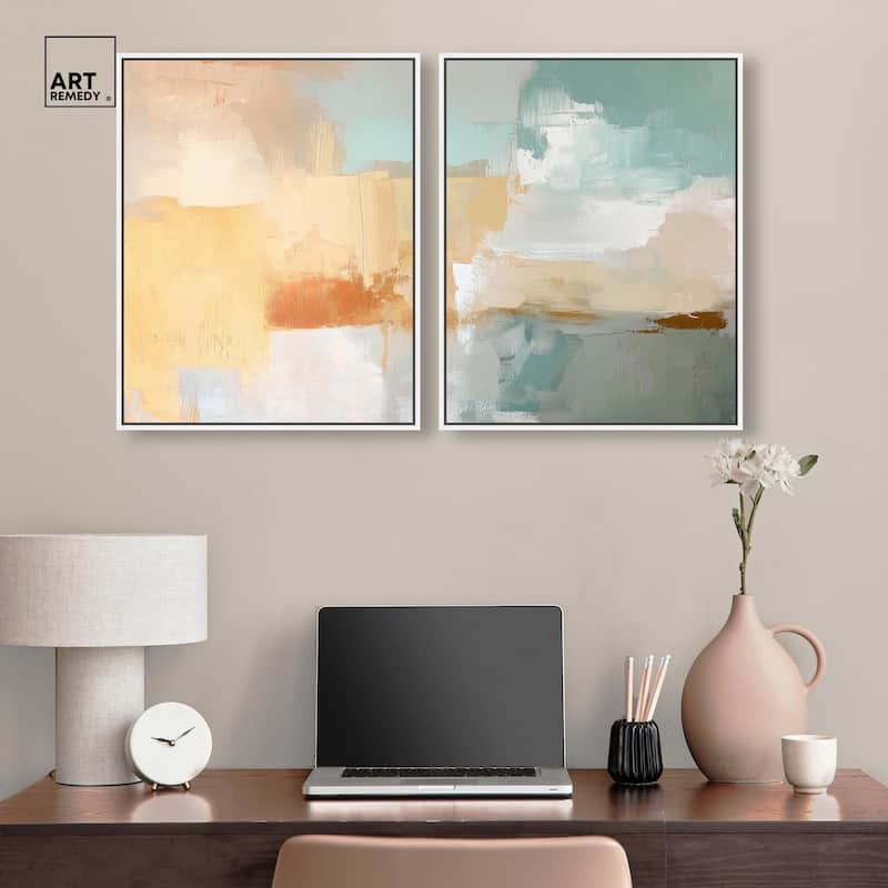 Muted Melody II Canvas Set of 2 by Art Remedy