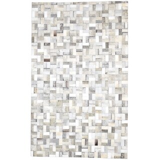 One of a Kind Hand-Woven Modern & Contemporary 5' x 8' Geometric ...