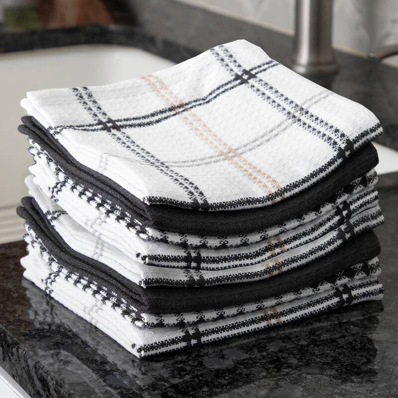 T-fal Flat Waffle Dish Cloth, (Set of 8)