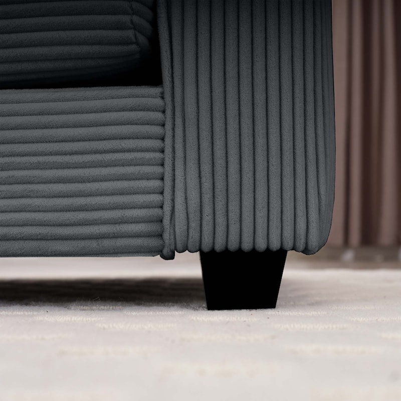 GDFStudio - Linda Corduroy Deep Seat Sofa