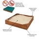 preview thumbnail 3 of 6, Badger Basket Simple Sandbox with Liner and Cover