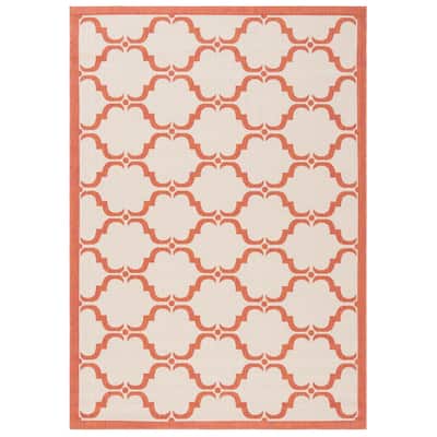 SAFAVIEH Courtyard Charleen Indoor/ Outdoor Waterproof Patio Backyard Rug