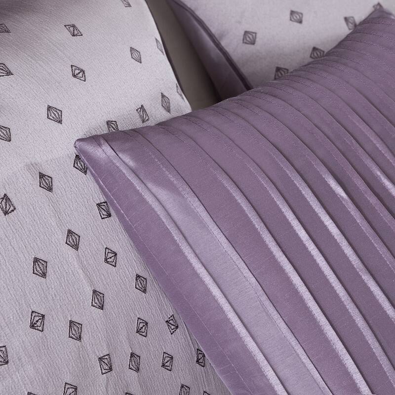 GDF Studio - Biloxi 7-Piece Jacquard Comforter Set with Decorative Pillows