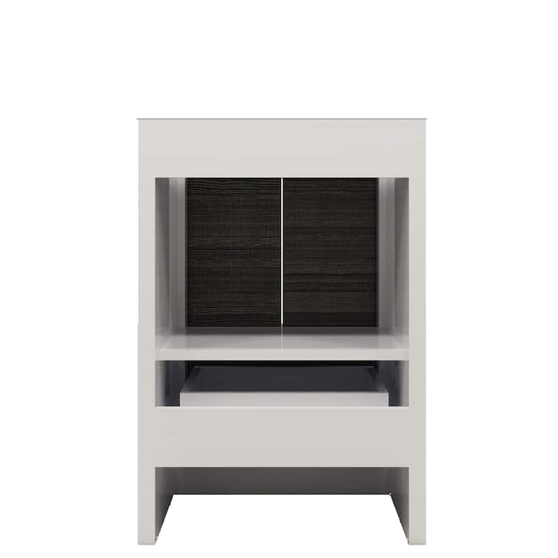 Dove 24'' Freestanding Vanity with Reinforced Acrylic Sink