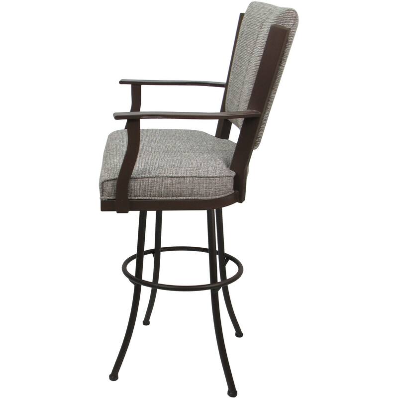 Swivel Extra Tall 34" (35") Metal Bar Stool Montana on Noam Base - 34" Seat